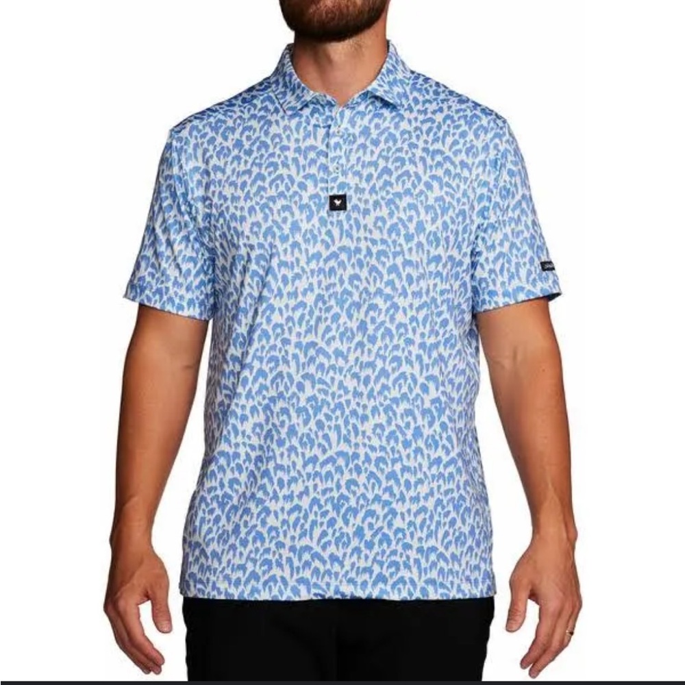 Bad Birdie Men's Hotel Azul Golf Polo, Size Small